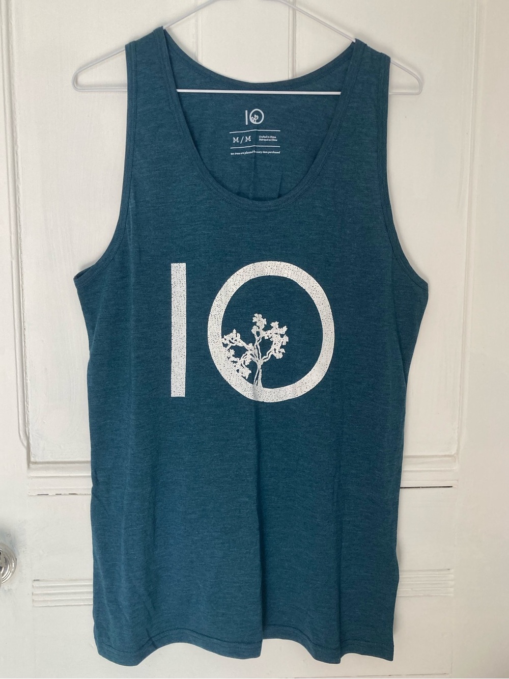 10Tree Vintage Men’s Teal Tank Top